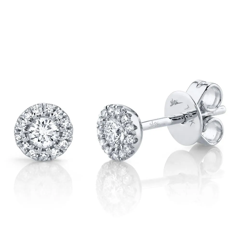 0.24 Ct Diamond Stud Earrings SC55002599