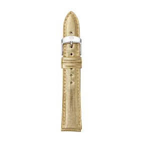 16mm Gold Lizard Strap