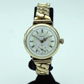 1902 Beautiful Antique Elgin Trench Watch Caliber Grade 269 7 Jewels Runs Great