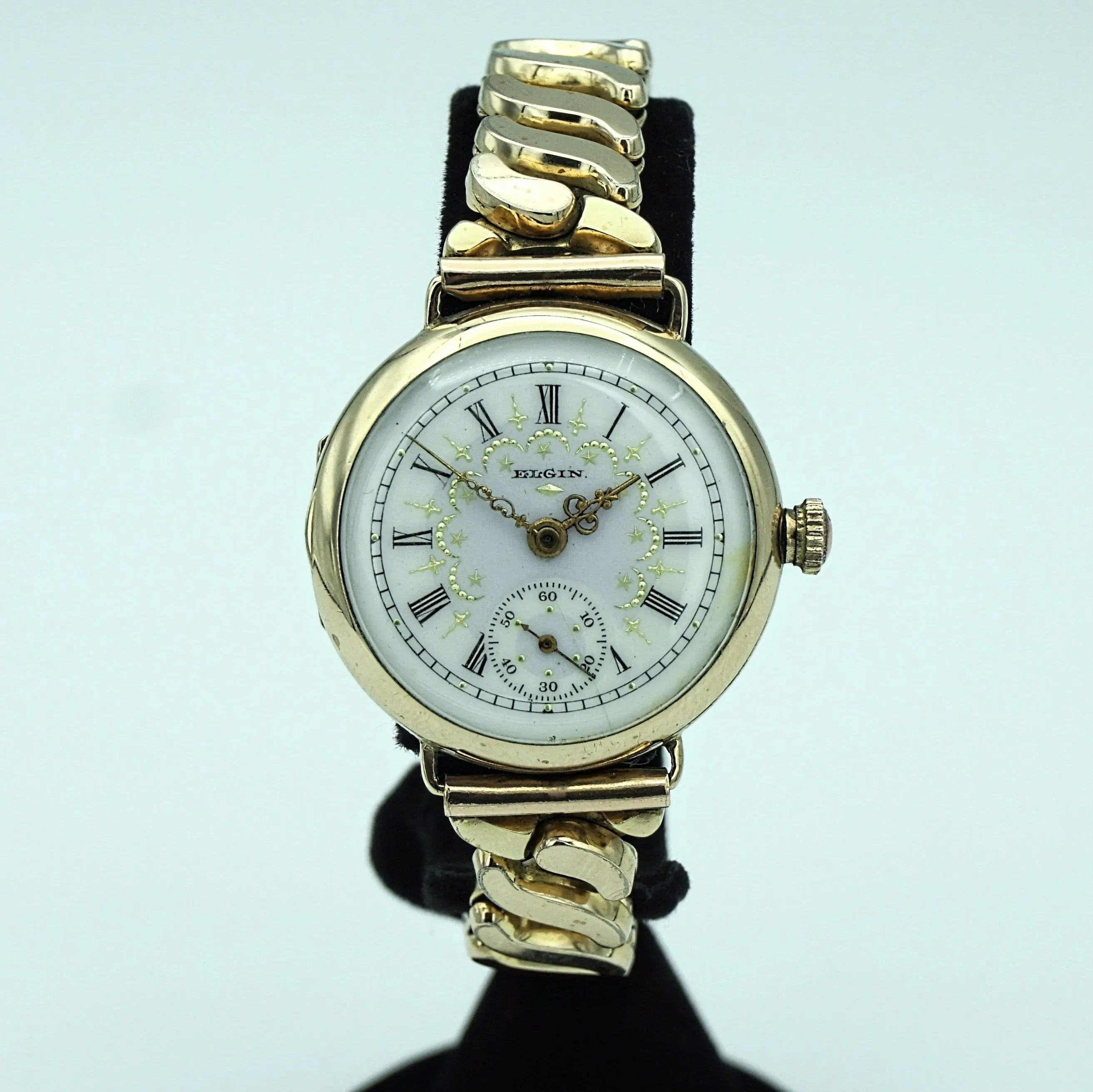 1902 Beautiful Antique Elgin Trench Watch Caliber Grade 269 7 Jewels Runs Great