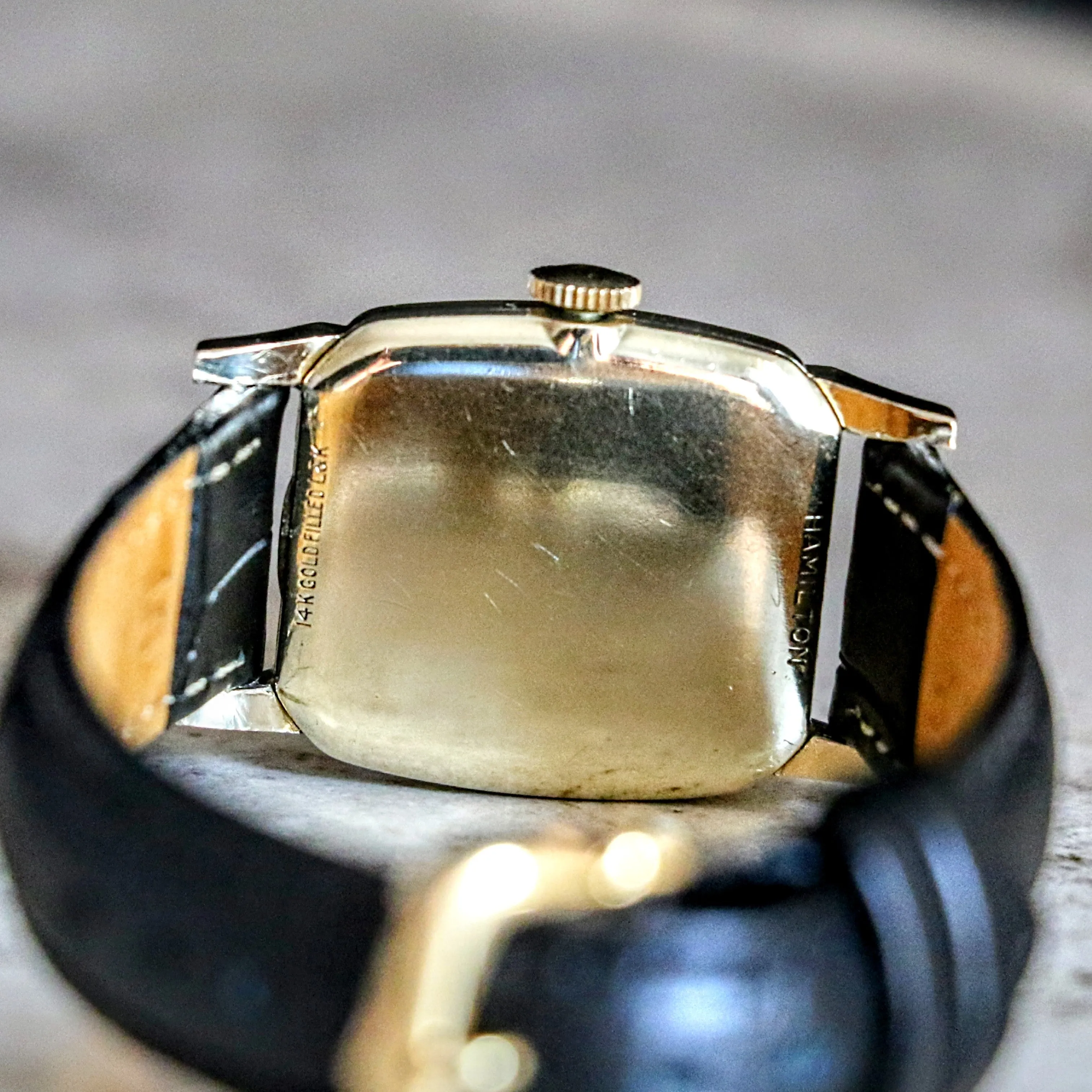 1951-52 HAMILTON Emery Wristwatch 10K G.F. Watch Grade 747 U.S.A. Made Watch