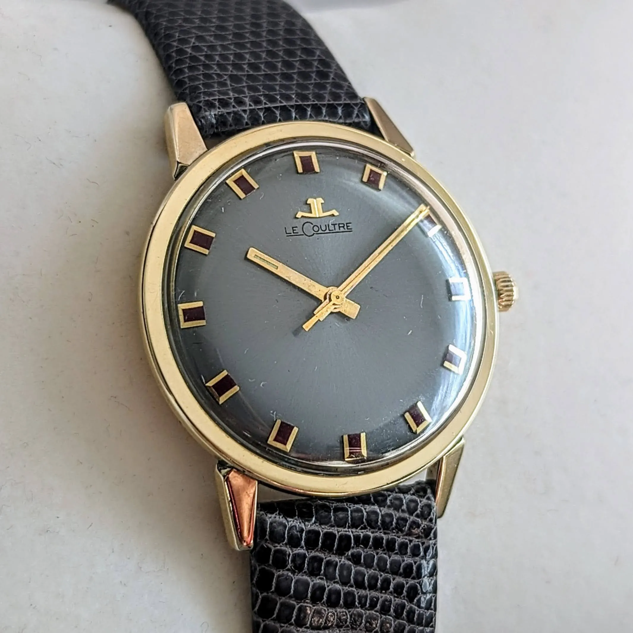 1965 LeCoultre Watch Cal. K830/CW 17 Jewels 10K GF Vintage Wristwatch