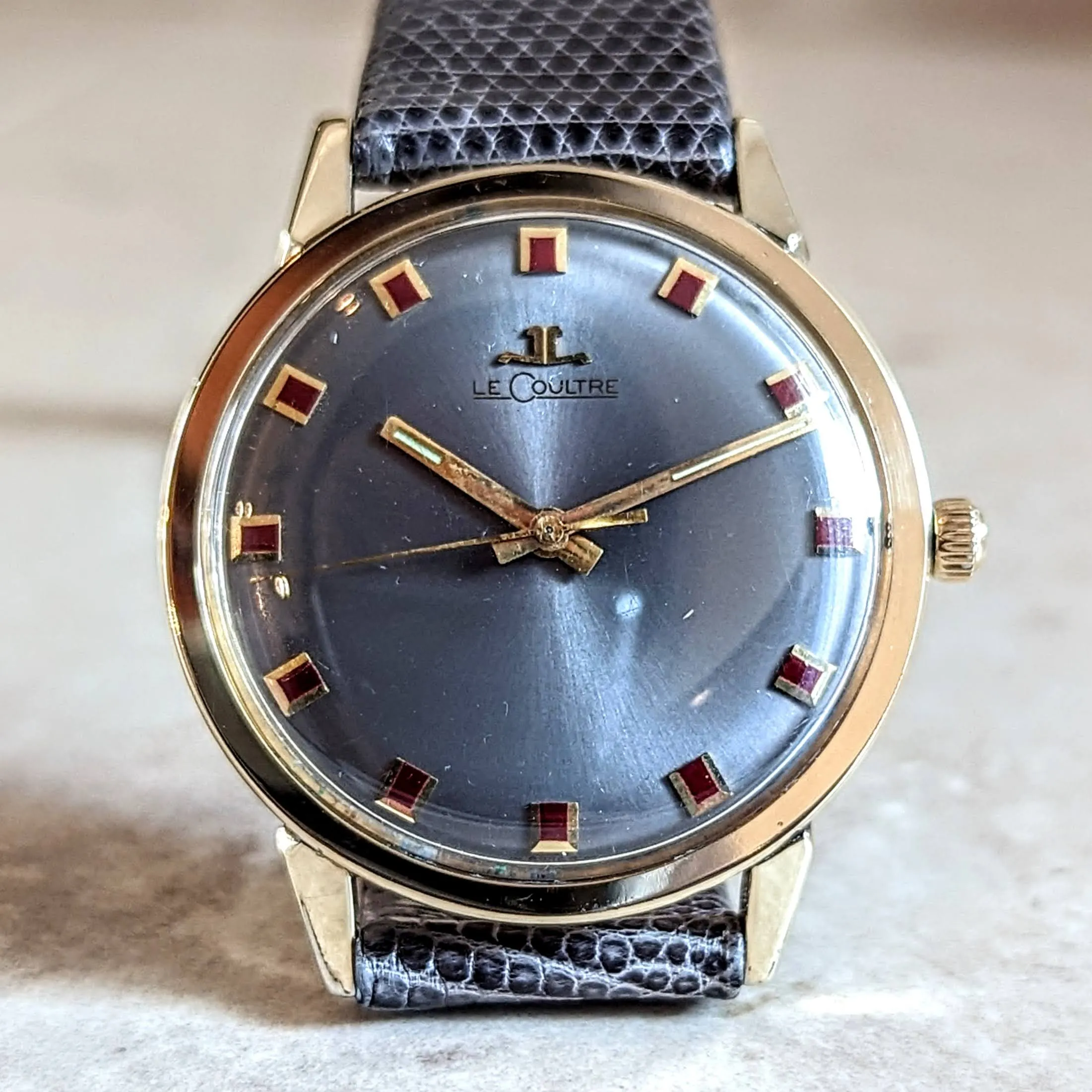 1965 LeCoultre Watch Cal. K830/CW 17 Jewels 10K GF Vintage Wristwatch