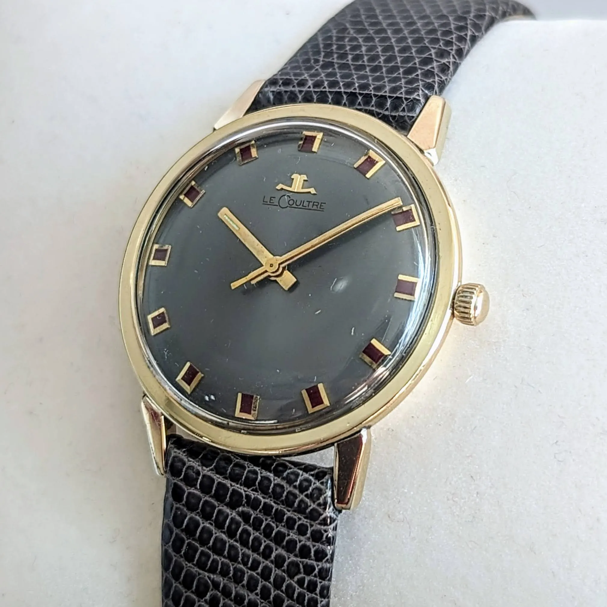 1965 LeCoultre Watch Cal. K830/CW 17 Jewels 10K GF Vintage Wristwatch