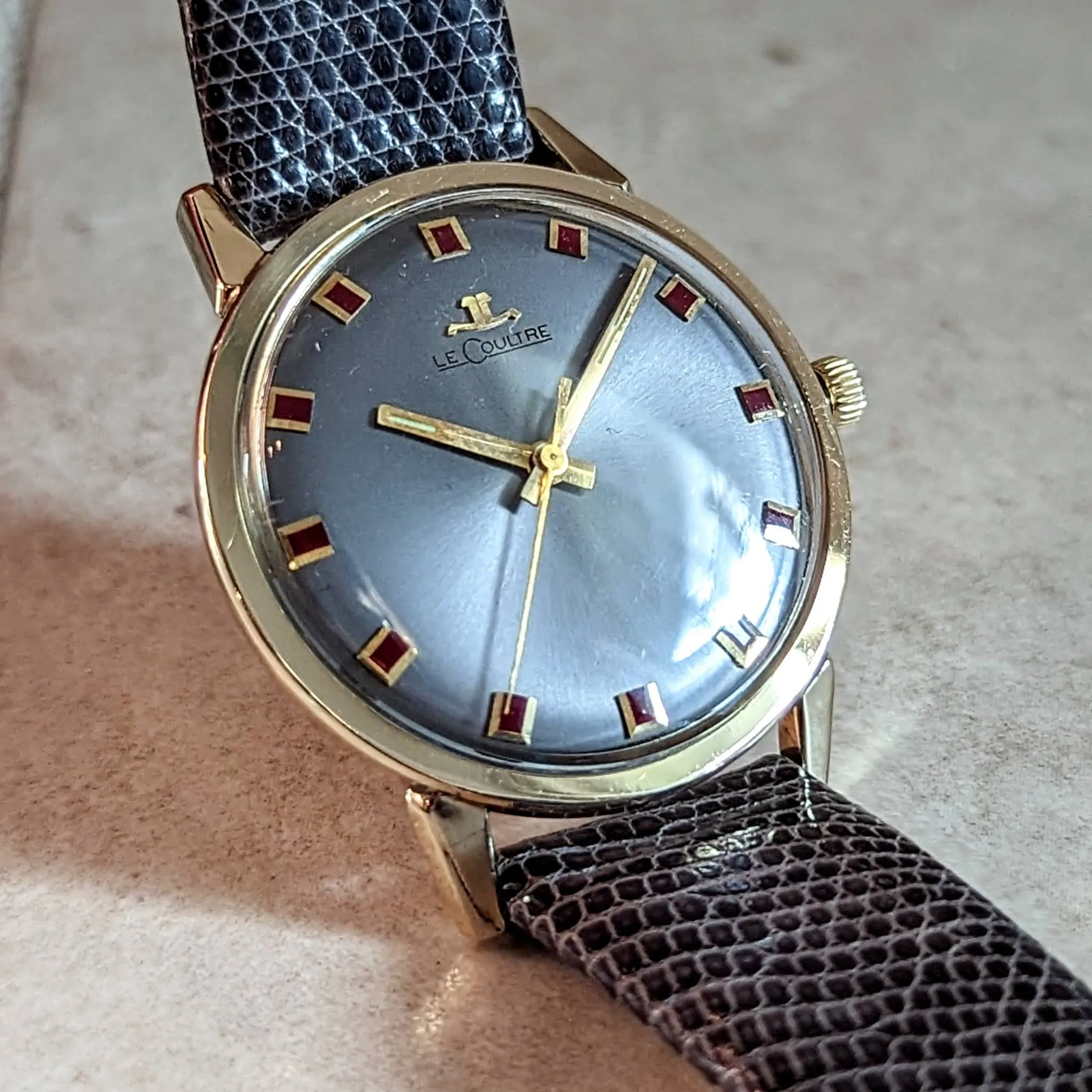 1965 LeCoultre Watch Cal. K830/CW 17 Jewels 10K GF Vintage Wristwatch