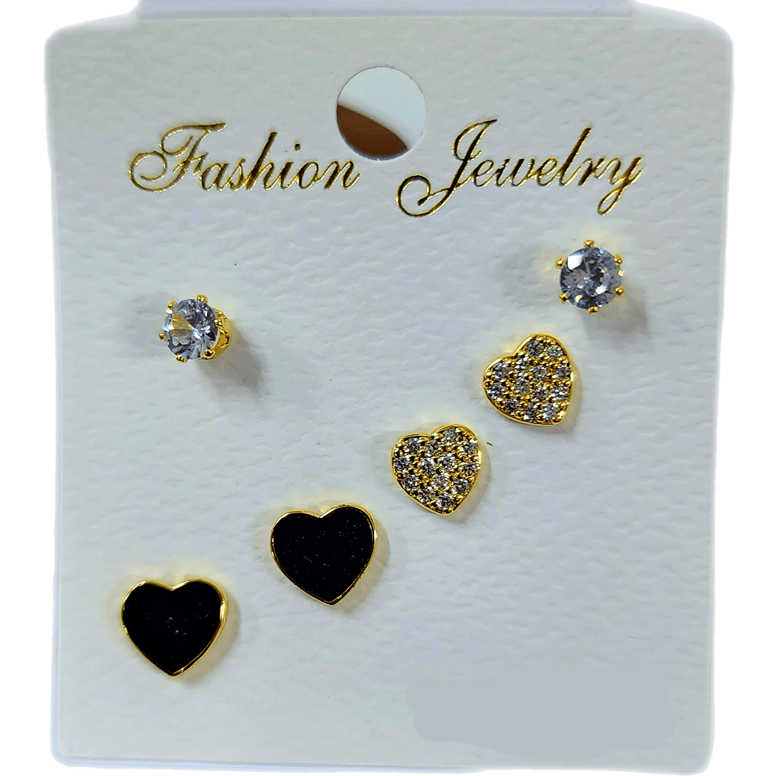 3 Set Stud Earrings for Women - Small Size