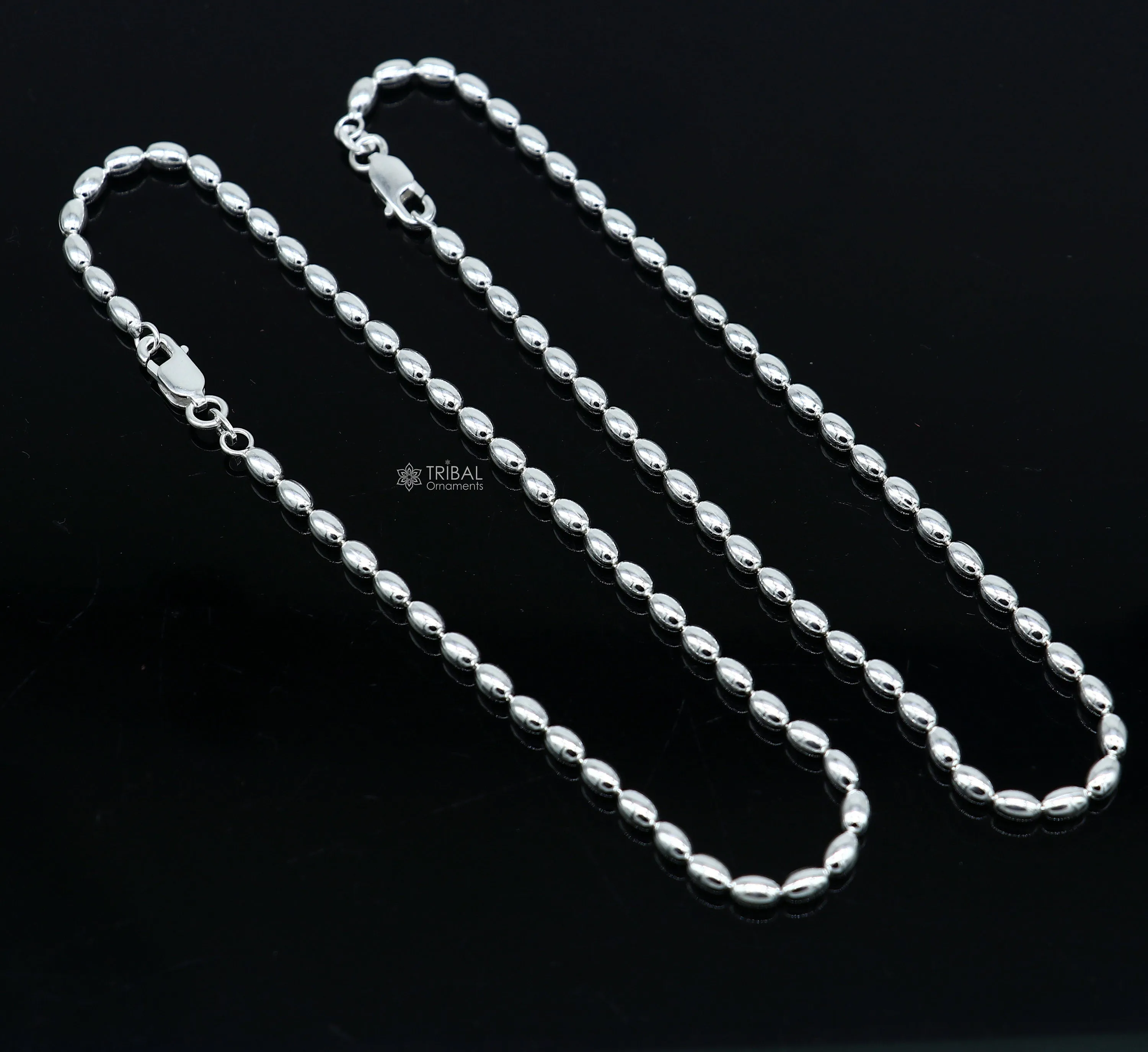 3mm 10.5 925 sterling silver beaded/ball chain anklet bracelet amazing light weight delicate anklets belly dance silver jewelry ank599