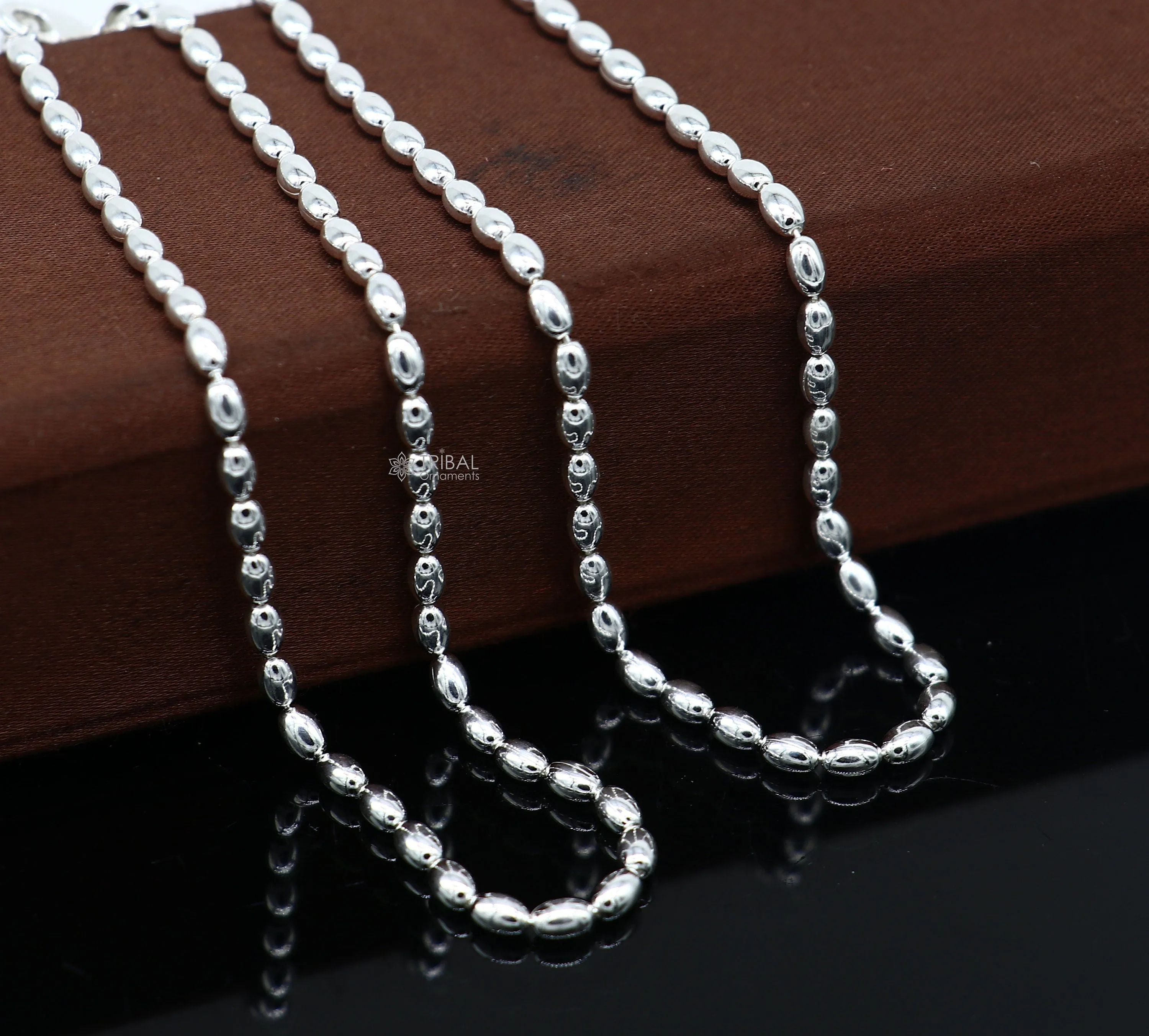 3mm 10.5 925 sterling silver beaded/ball chain anklet bracelet amazing light weight delicate anklets belly dance silver jewelry ank599