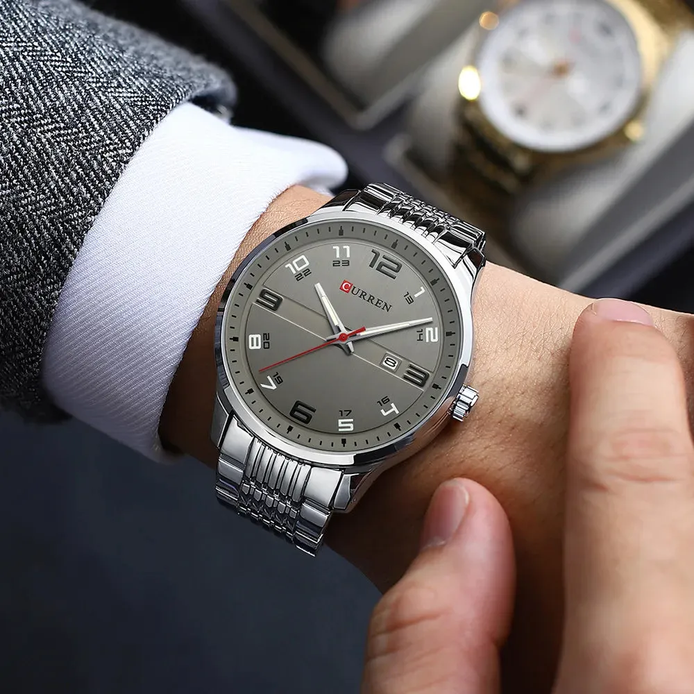 ALEX® Silver Sports Watch