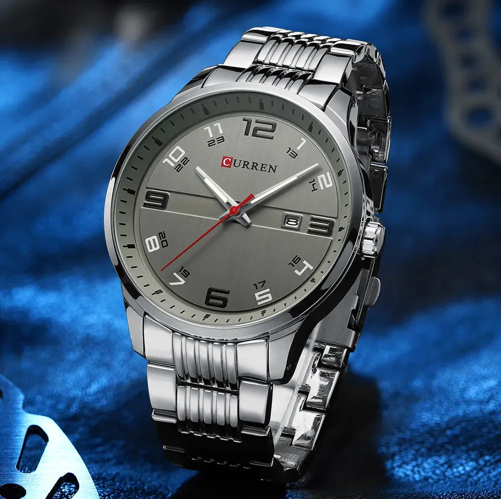 ALEX® Silver Sports Watch