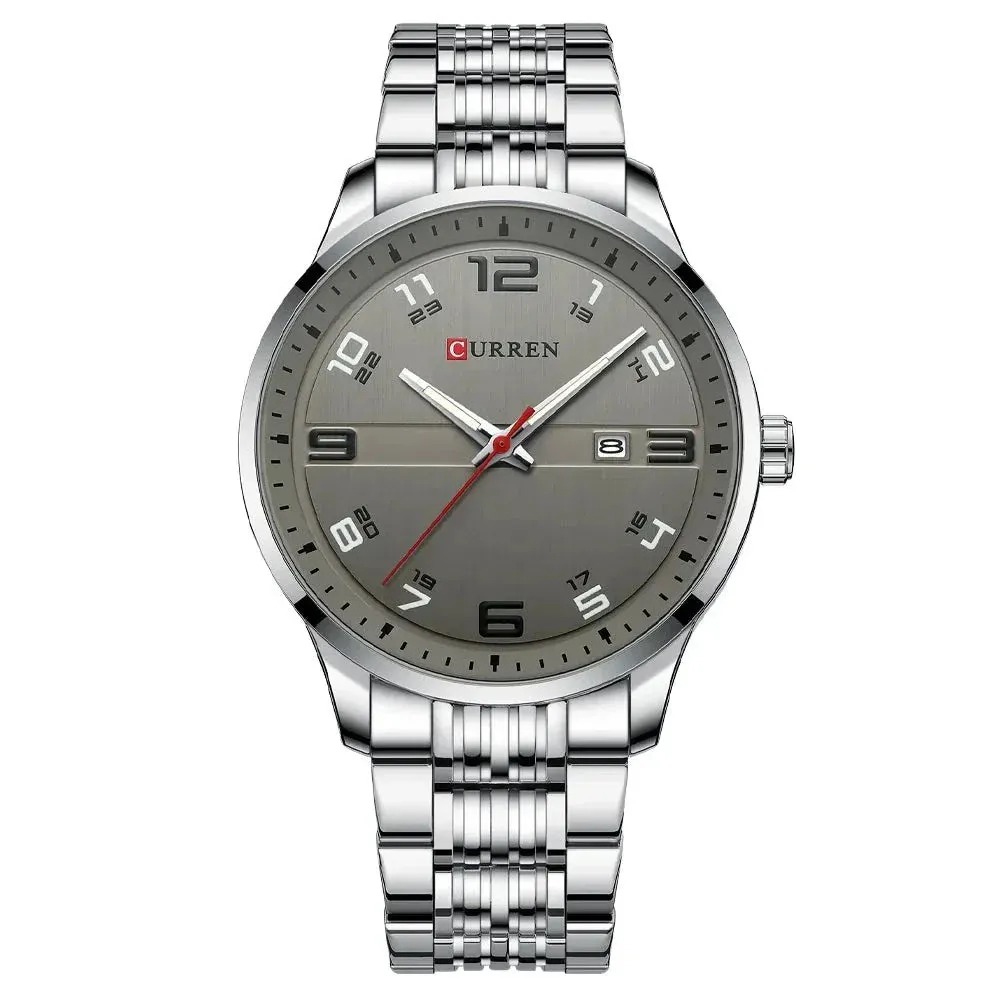 ALEX® Silver Sports Watch