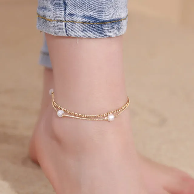 Ankle Chain Elephant Pendant Anklet