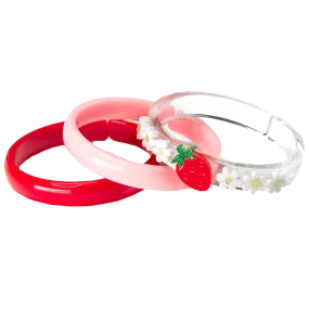 Bangle Set - Strawberry & Daisy