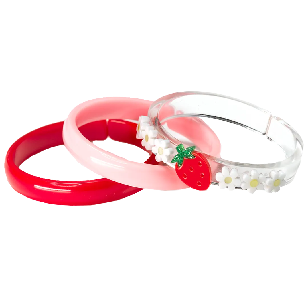 Bangle Set - Strawberry & Daisy