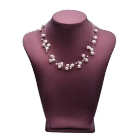 Baroque Freshwater Pearl Necklace Wedding Women Jewelry