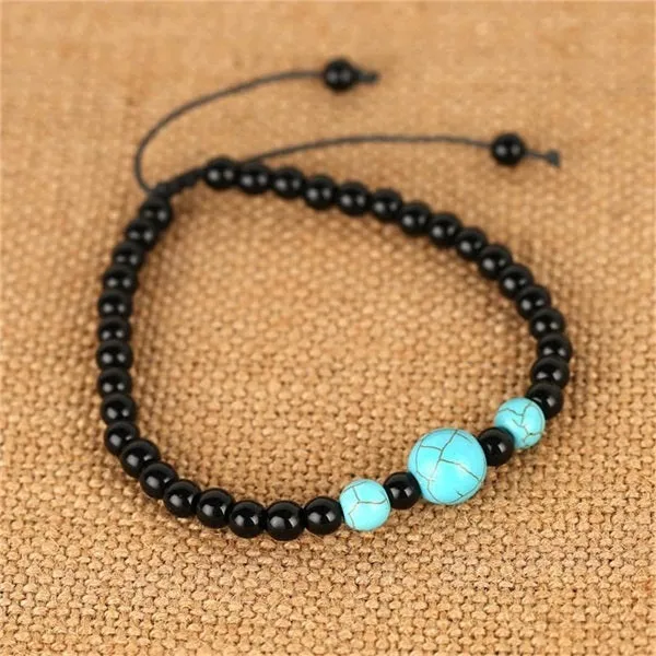 Beaded Ankle Bracelet Men