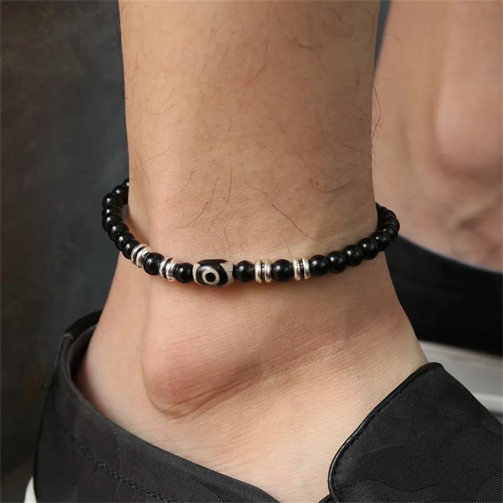Beaded Ankle Bracelet Men