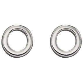 Beginnings O Initial Stud Earrings - Silver