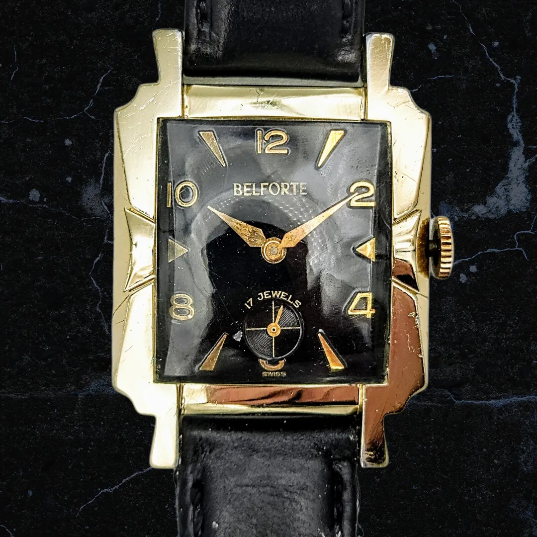 BELFORTE Watch 17 Jewels Model 11a 3 Swiss Made