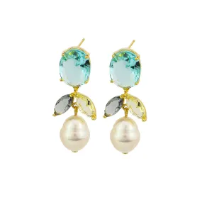 Bianca Earrings - Blue