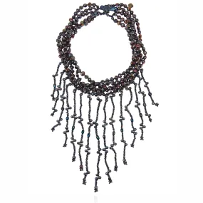 Black Freshwater Pearl 'Éclat' Choker