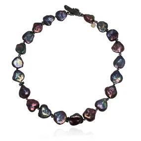 Black Freshwater Pearl 'M&M' Choker