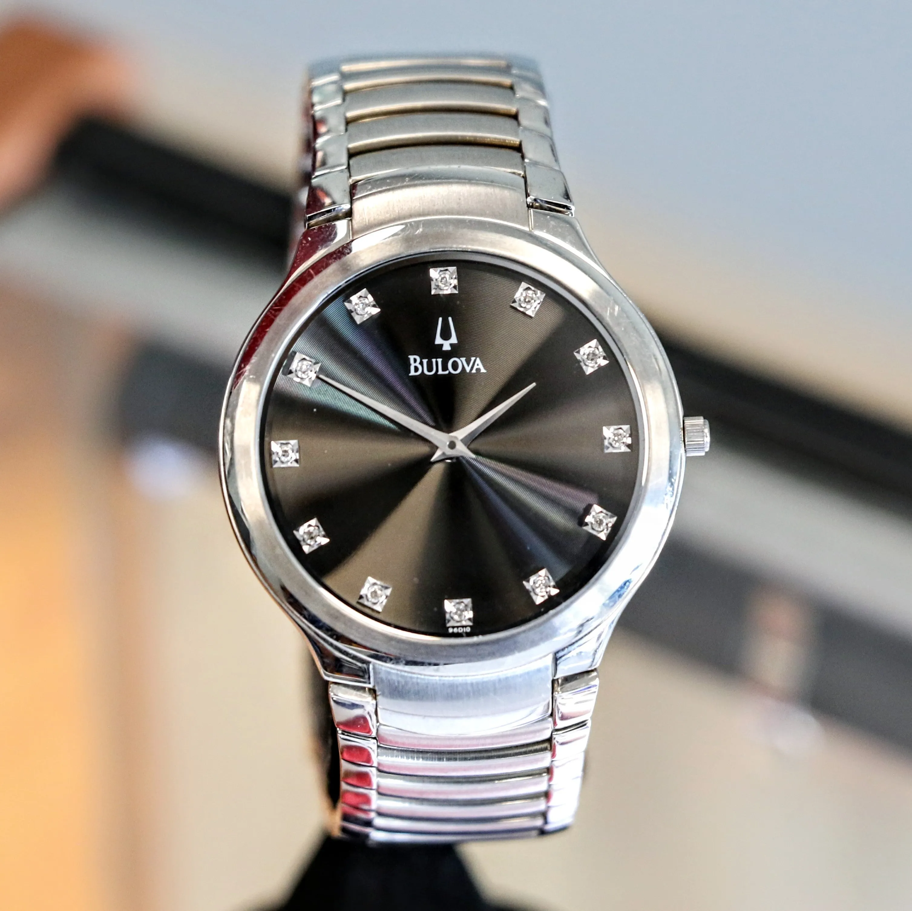 BULOVA Diamond Collection Dress Watch 36mm Ref. C8671067 Quartz Wristwatch