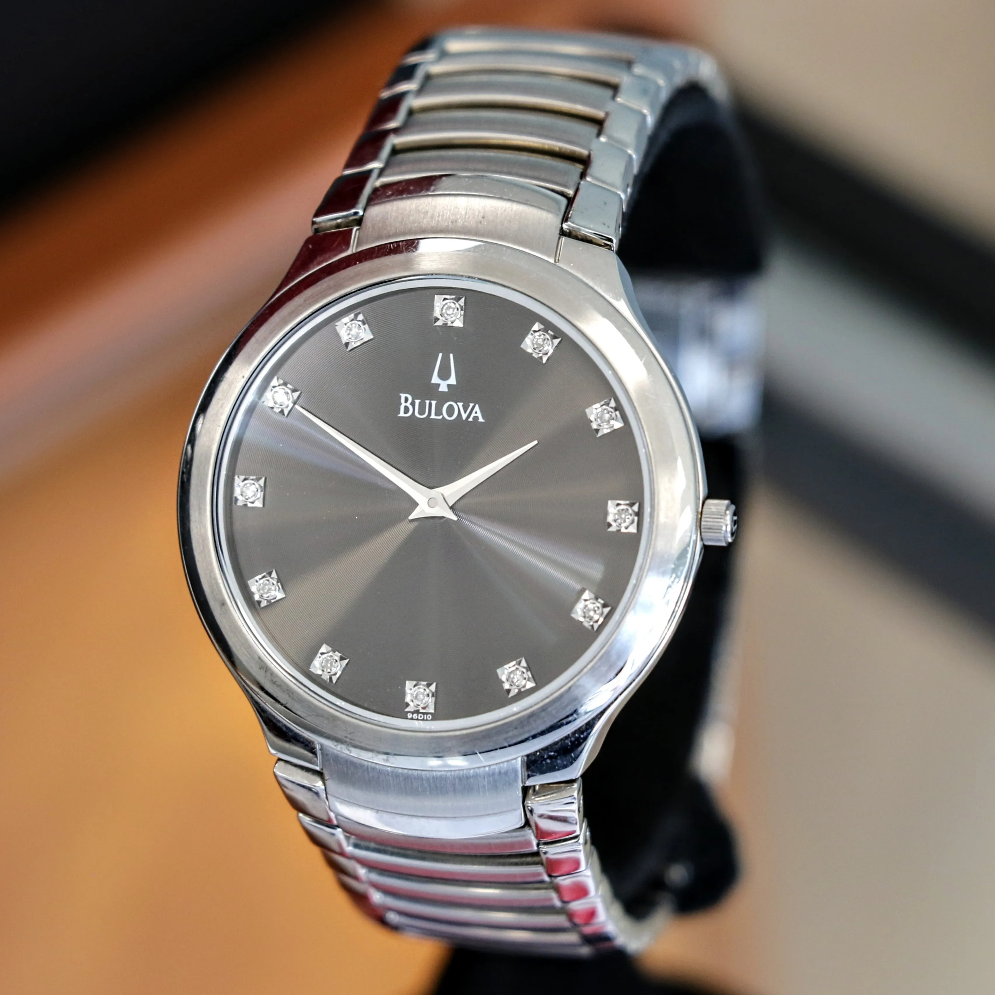BULOVA Diamond Collection Dress Watch 36mm Ref. C8671067 Quartz Wristwatch