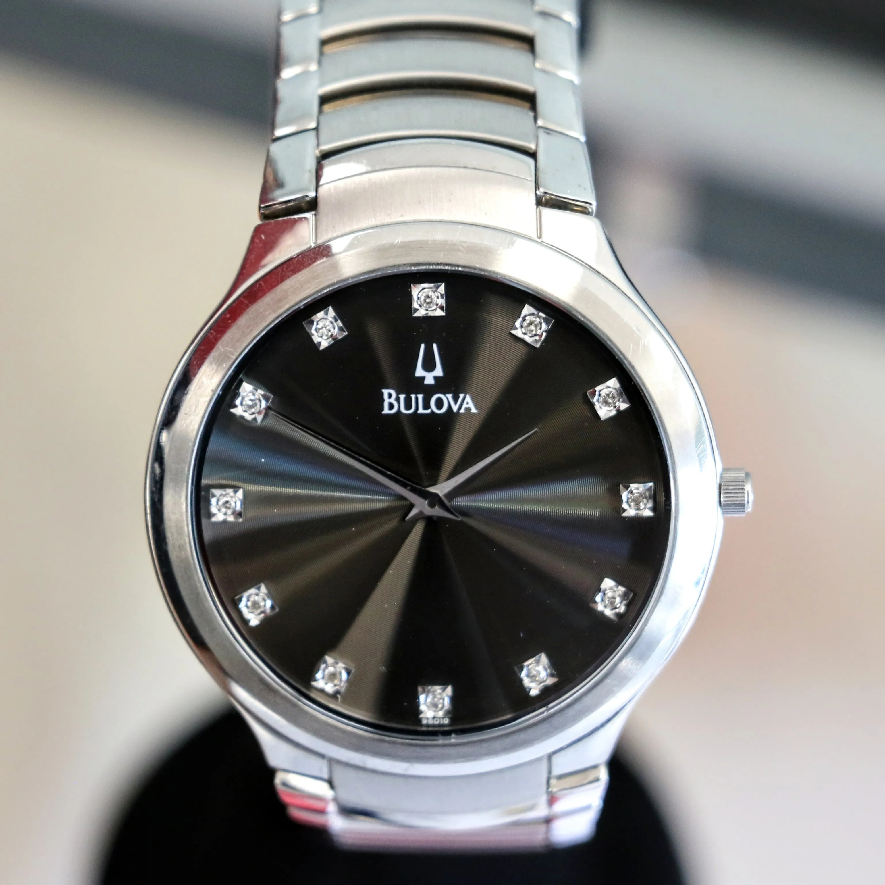 BULOVA Diamond Collection Dress Watch 36mm Ref. C8671067 Quartz Wristwatch