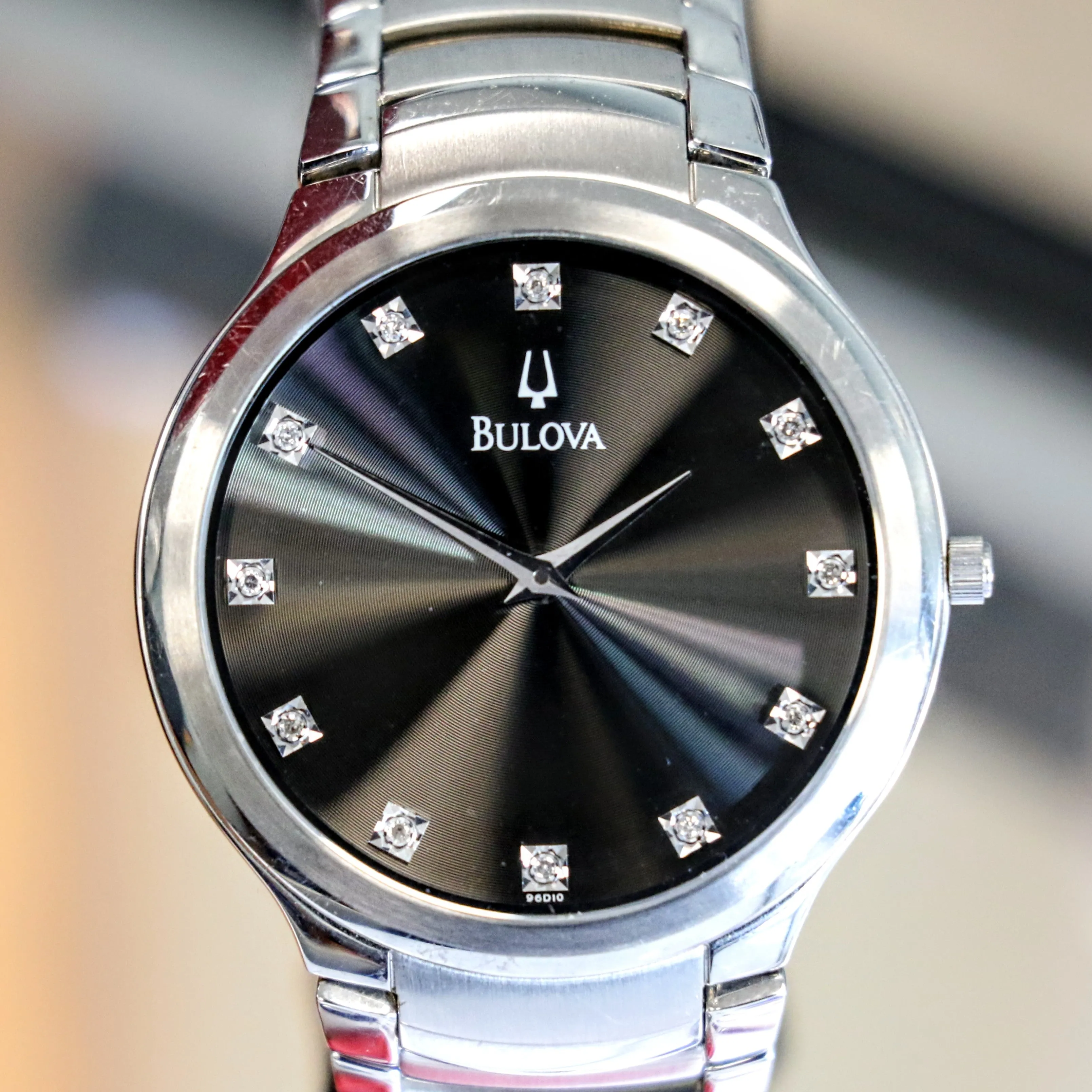 BULOVA Diamond Collection Dress Watch 36mm Ref. C8671067 Quartz Wristwatch