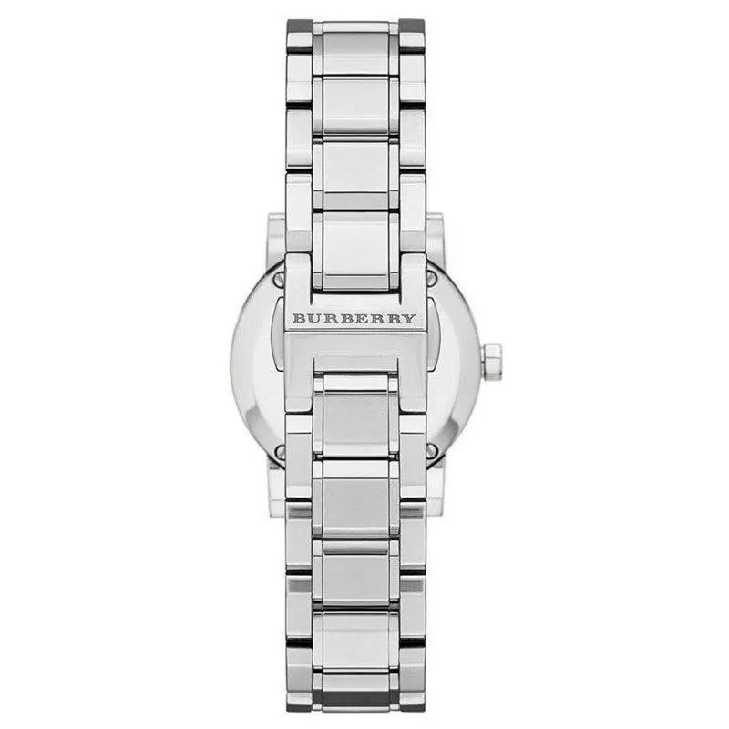 Burberry The City Pink Dial Stainless Steel Ladies Watch BU9231