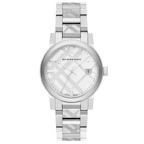 Burberry The City Silver Swiss Stainless Steel Men's Watch BU9037
