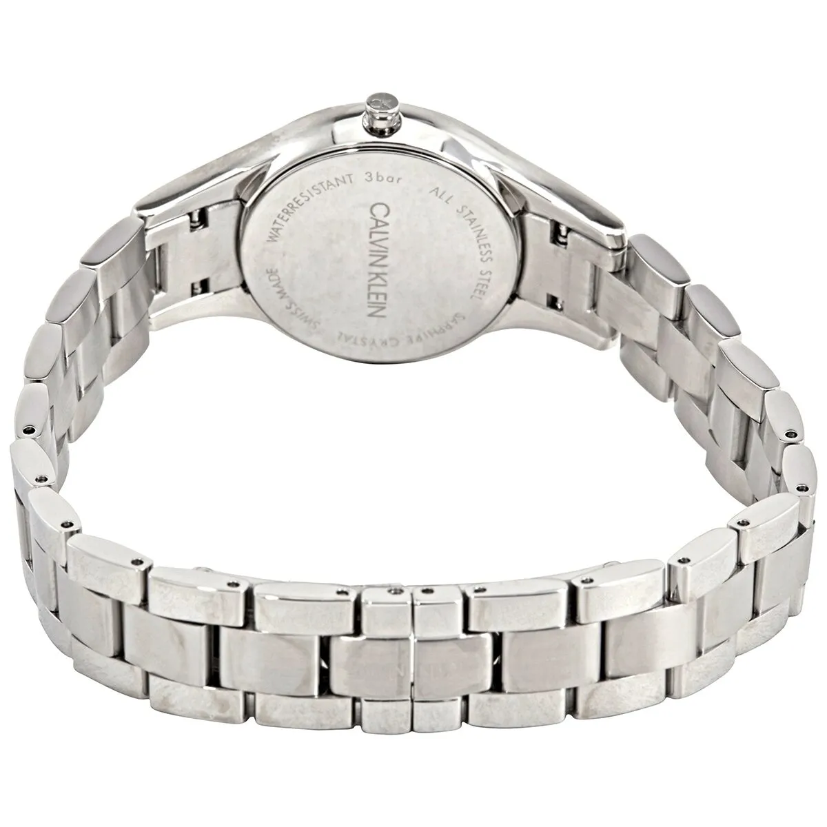 Calvin Klein Simplicity Quartz Crystal Silver Dial Ladies Watch K4323120