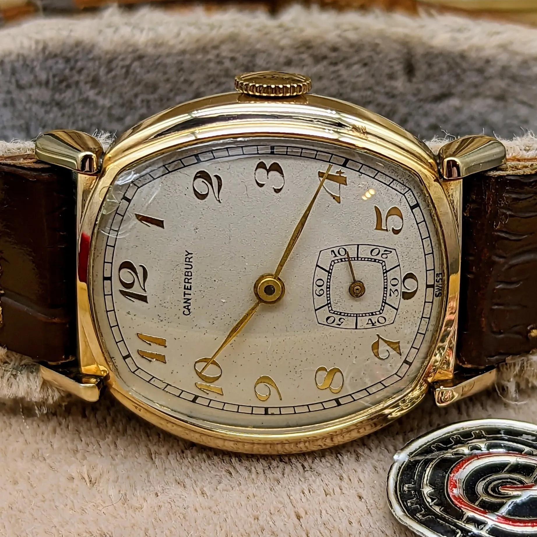 CANTERBURY Wristwatch Swiss Movement by Clifford Watch Co. -IN BOX!