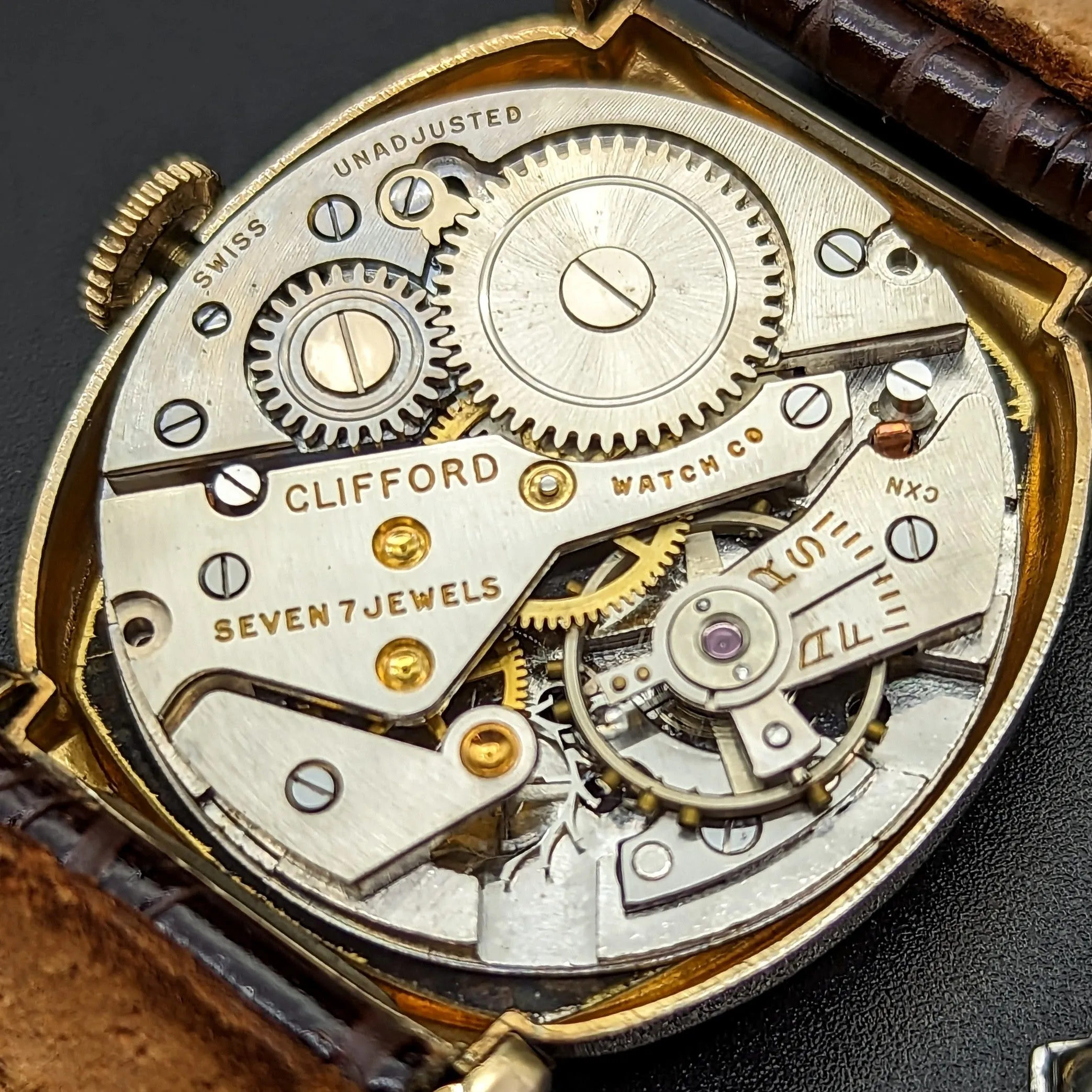 CANTERBURY Wristwatch Swiss Movement by Clifford Watch Co. -IN BOX!