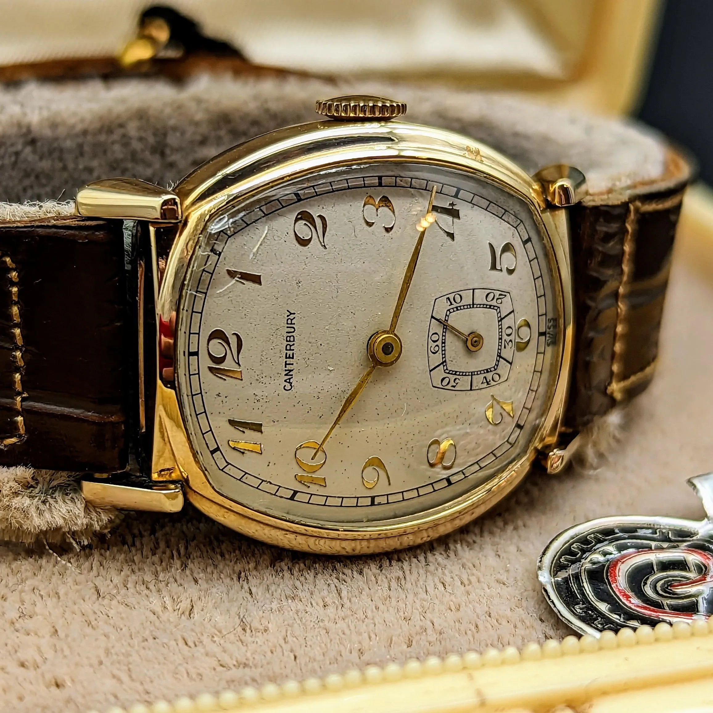 CANTERBURY Wristwatch Swiss Movement by Clifford Watch Co. -IN BOX!