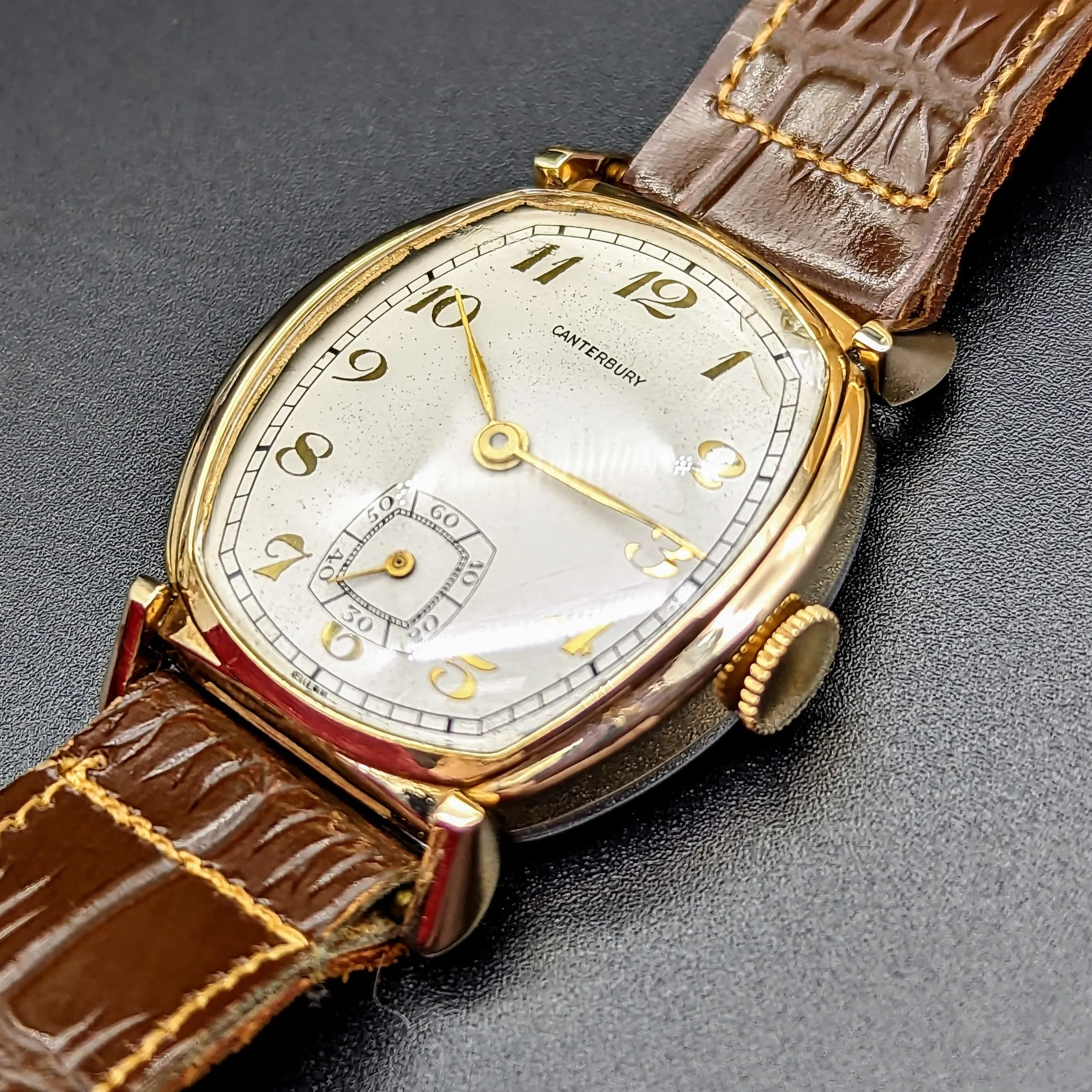 CANTERBURY Wristwatch Swiss Movement by Clifford Watch Co. -IN BOX!