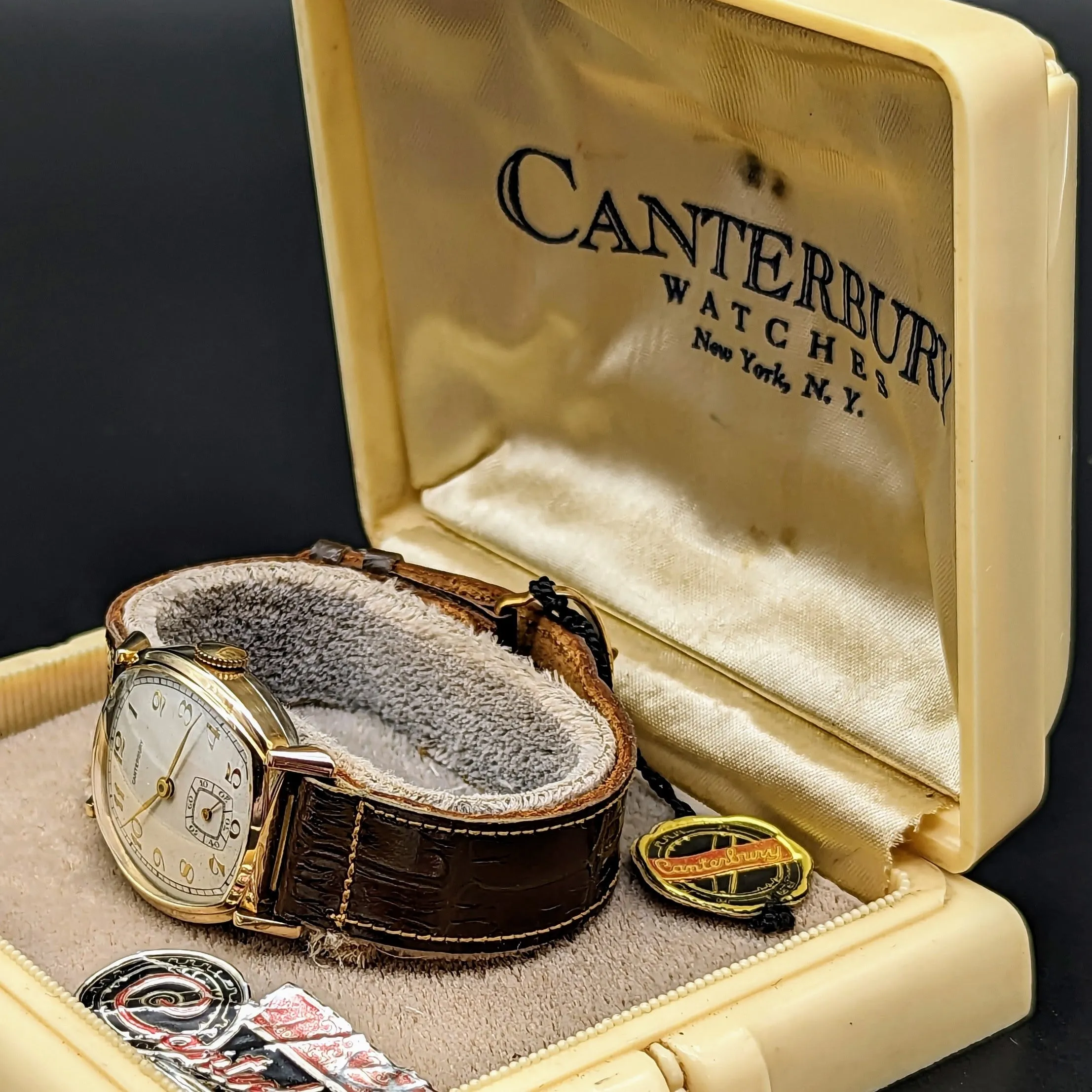 CANTERBURY Wristwatch Swiss Movement by Clifford Watch Co. -IN BOX!