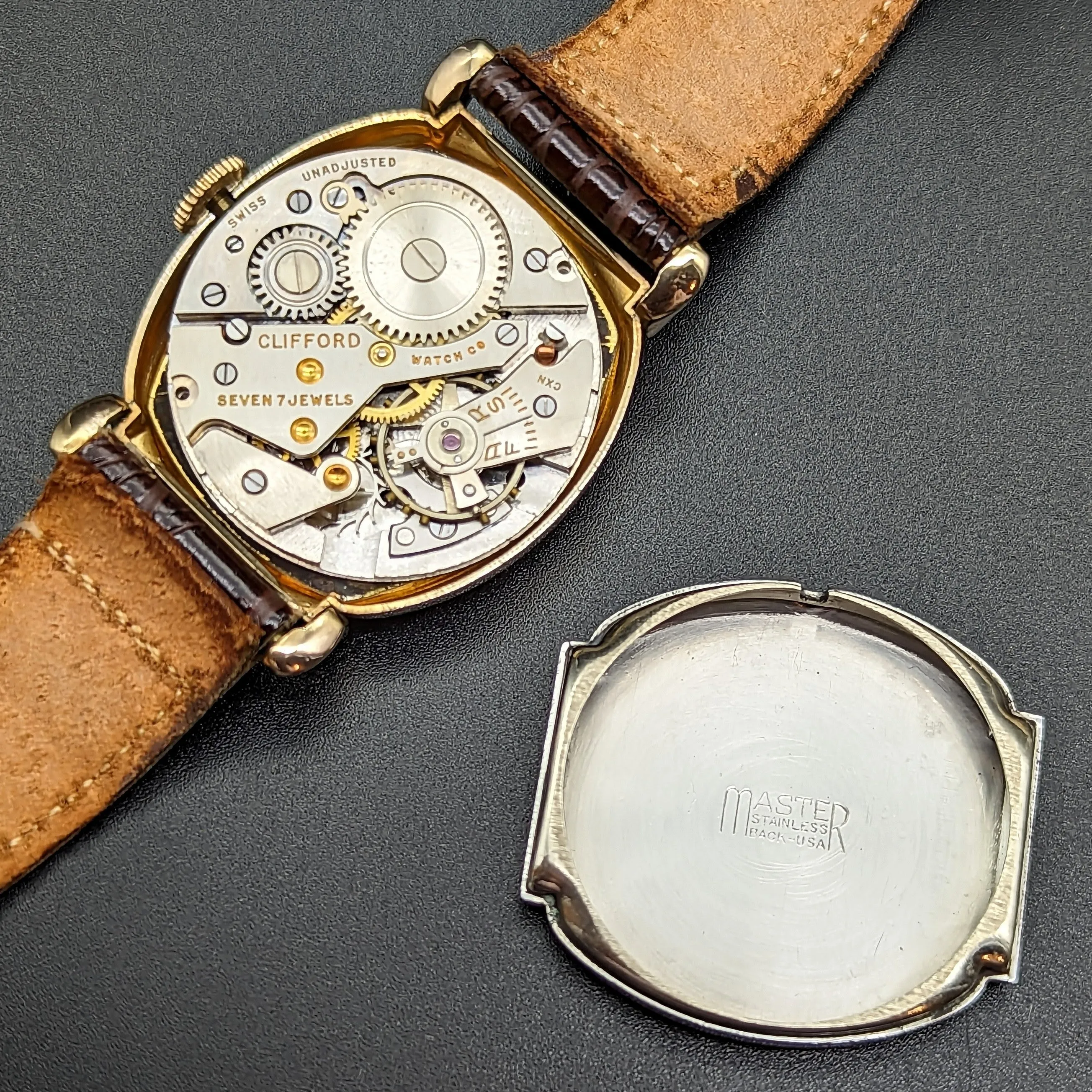 CANTERBURY Wristwatch Swiss Movement by Clifford Watch Co. -IN BOX!
