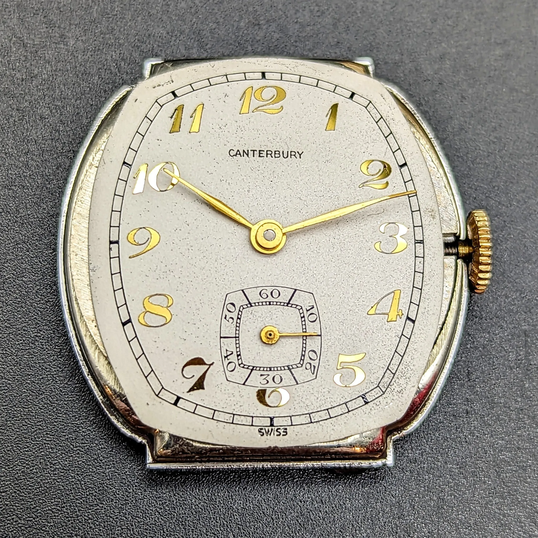 CANTERBURY Wristwatch Swiss Movement by Clifford Watch Co. -IN BOX!