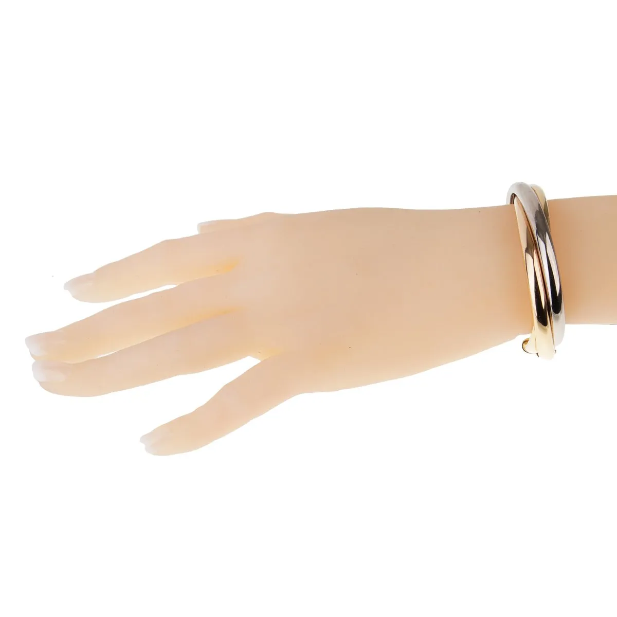 Cartier Trinity Gold Cuff Bangle Bracelet