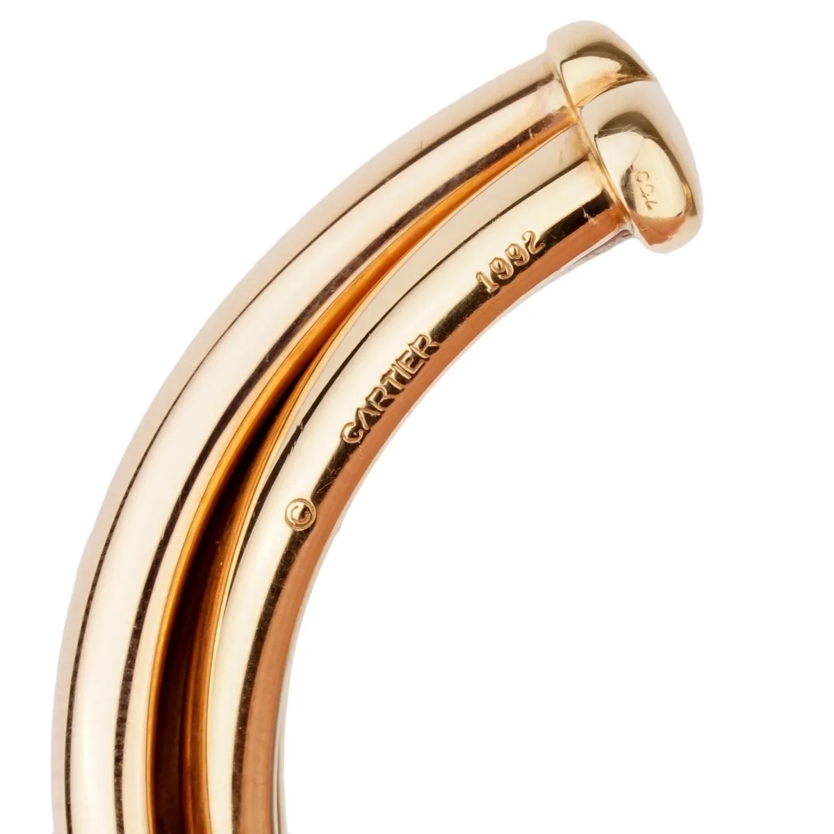 Cartier Trinity Gold Cuff Bangle Bracelet