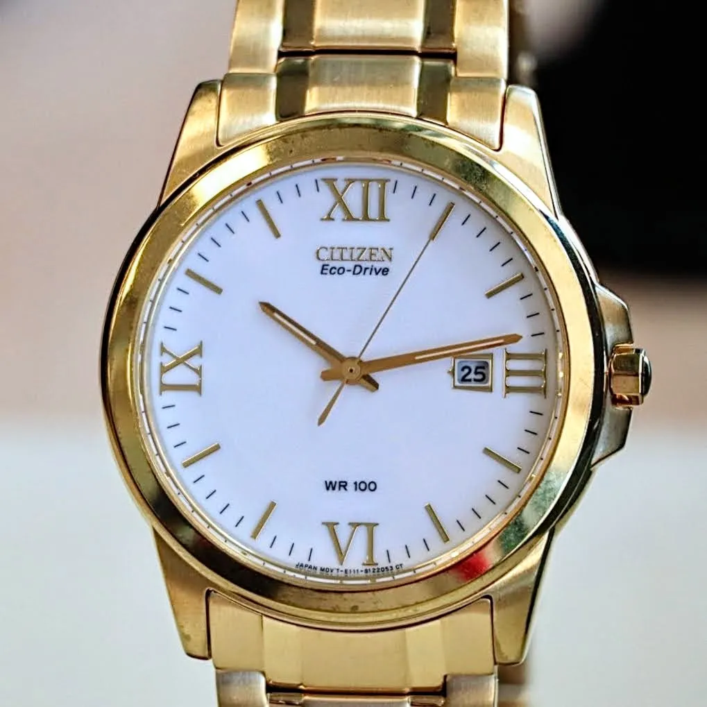 CITIZEN Corso Watch Ref. BM7262-57A Eco-Drive Date Indicator WR 100