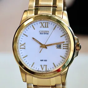 CITIZEN Corso Watch Ref. BM7262-57A Eco-Drive Date Indicator WR 100