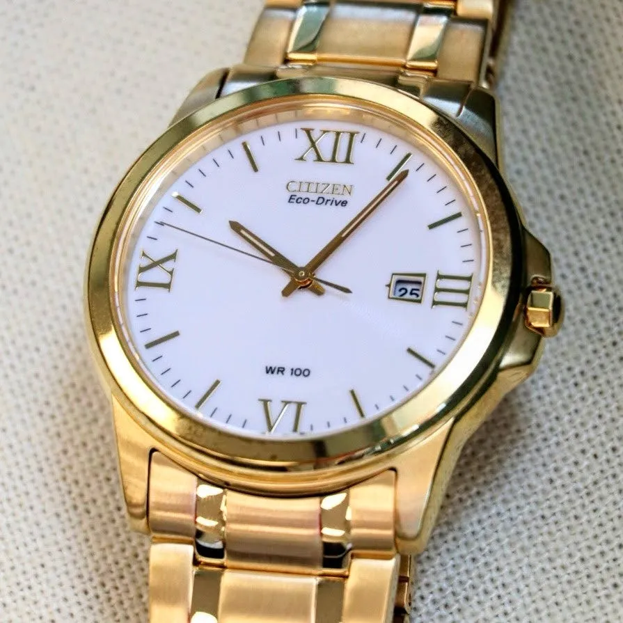 CITIZEN Corso Watch Ref. BM7262-57A Eco-Drive Date Indicator WR 100