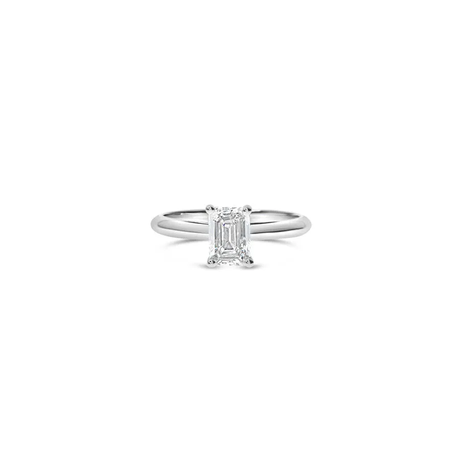 Classic Emerald Cut Diamond Ring