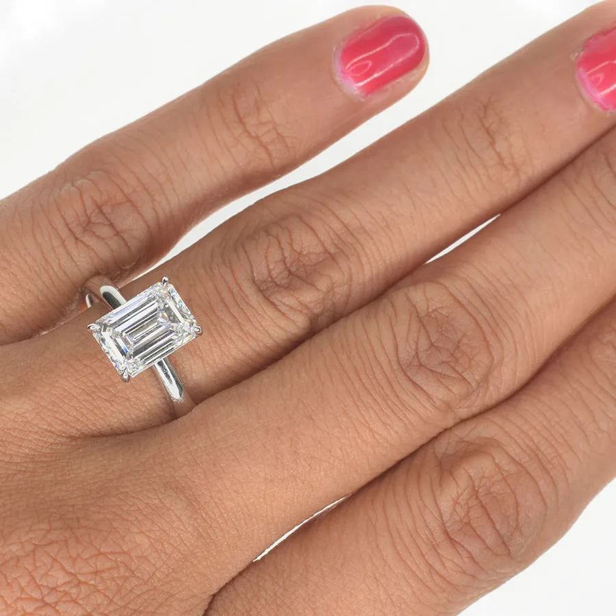 Classic Emerald Cut Diamond Ring