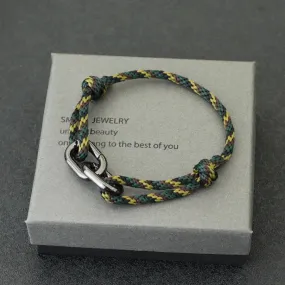 Creative Rope Bracelet For Men Handmade Adjustable Accessories
