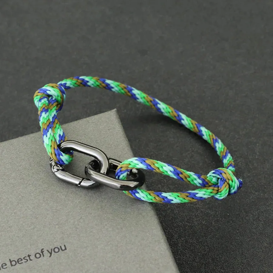 Creative Rope Bracelet For Men Handmade Adjustable Accessories