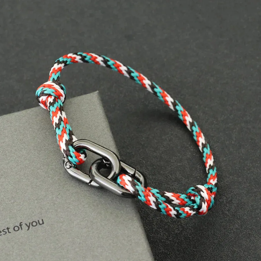 Creative Rope Bracelet For Men Handmade Adjustable Accessories